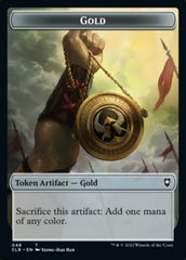 Gold // Dragon Double-Sided Token [Commander Legends: Battle for Baldur's Gate Tokens] | Game Grid - Logan