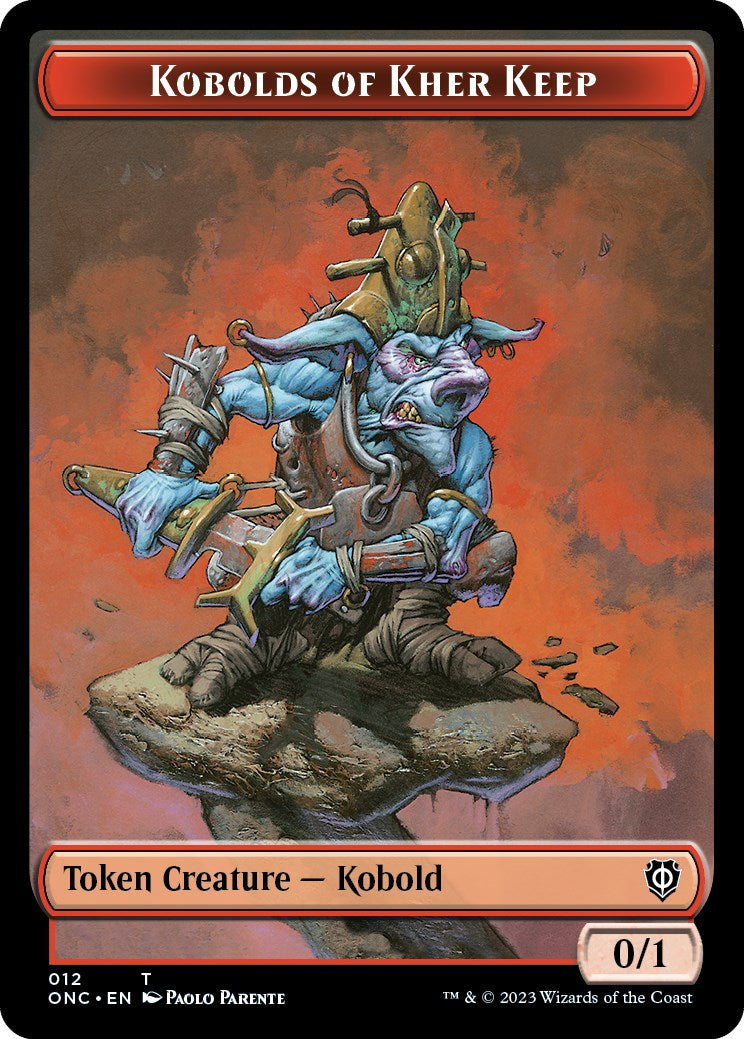 Kobolds of Kher Keep // Dragon Double-Sided Token [Phyrexia: All Will Be One Commander Tokens] | Game Grid - Logan