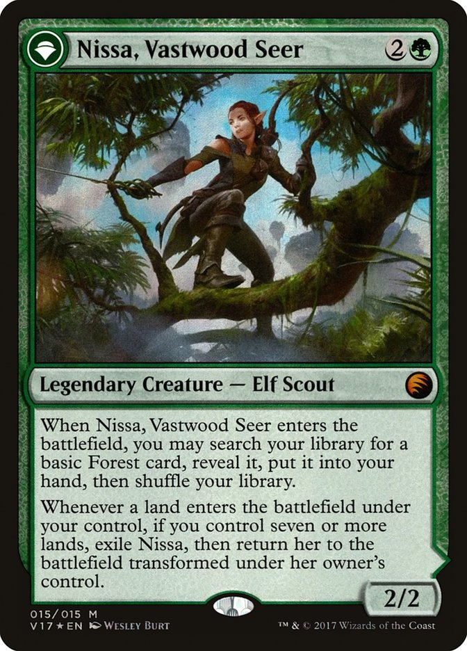 Nissa, Vastwood Seer // Nissa, Sage Animist [From the Vault: Transform] | Game Grid - Logan