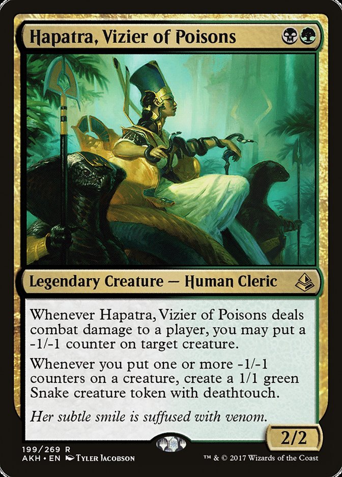 Hapatra, Vizier of Poisons [Amonkhet] | Game Grid - Logan