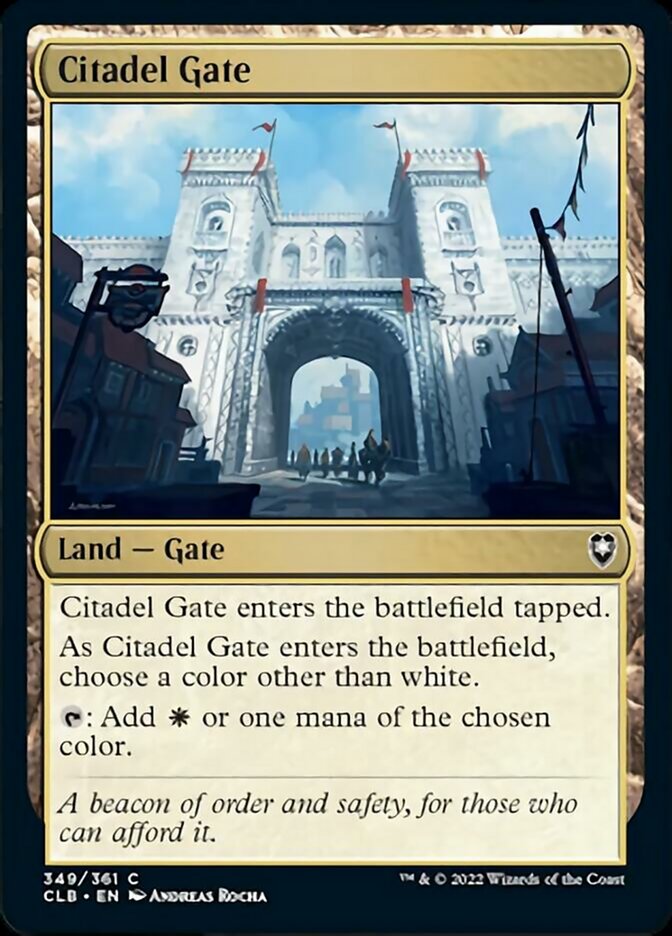 Citadel Gate [Commander Legends: Battle for Baldur's Gate] | Game Grid - Logan