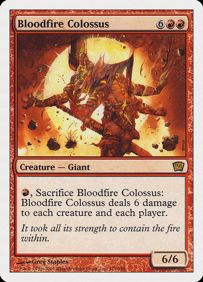 Bloodfire Colossus [Ninth Edition] | Game Grid - Logan