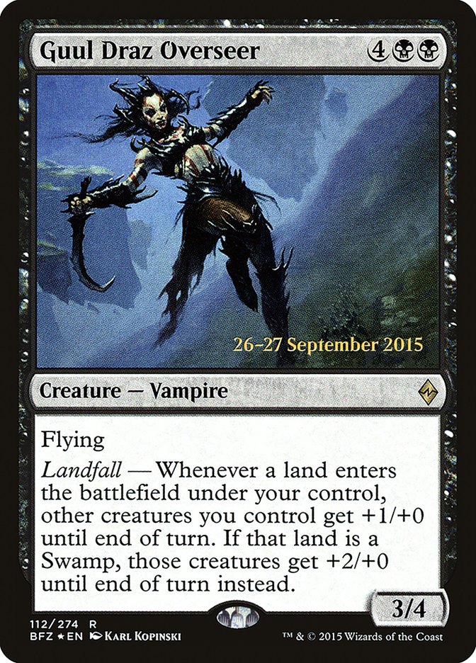 Guul Draz Overseer [Battle for Zendikar Prerelease Promos] | Game Grid - Logan