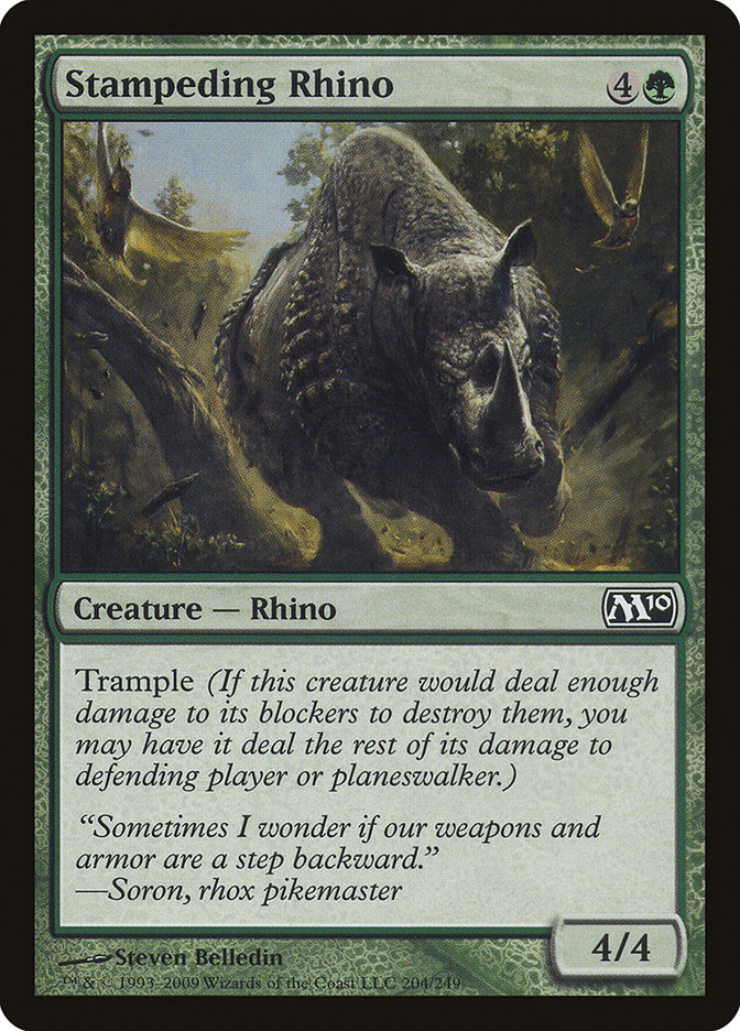 Stampeding Rhino [Magic 2010] | Game Grid - Logan