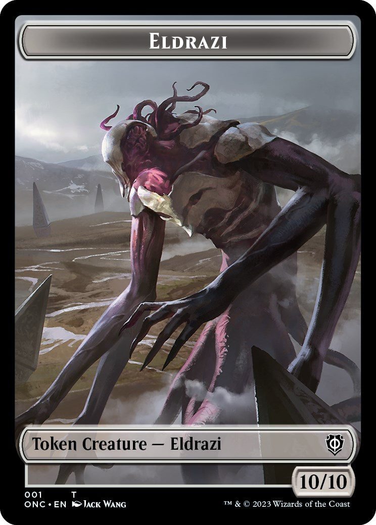 Soldier (017) // Eldrazi Double-Sided Token [Phyrexia: All Will Be One Commander Tokens] | Game Grid - Logan