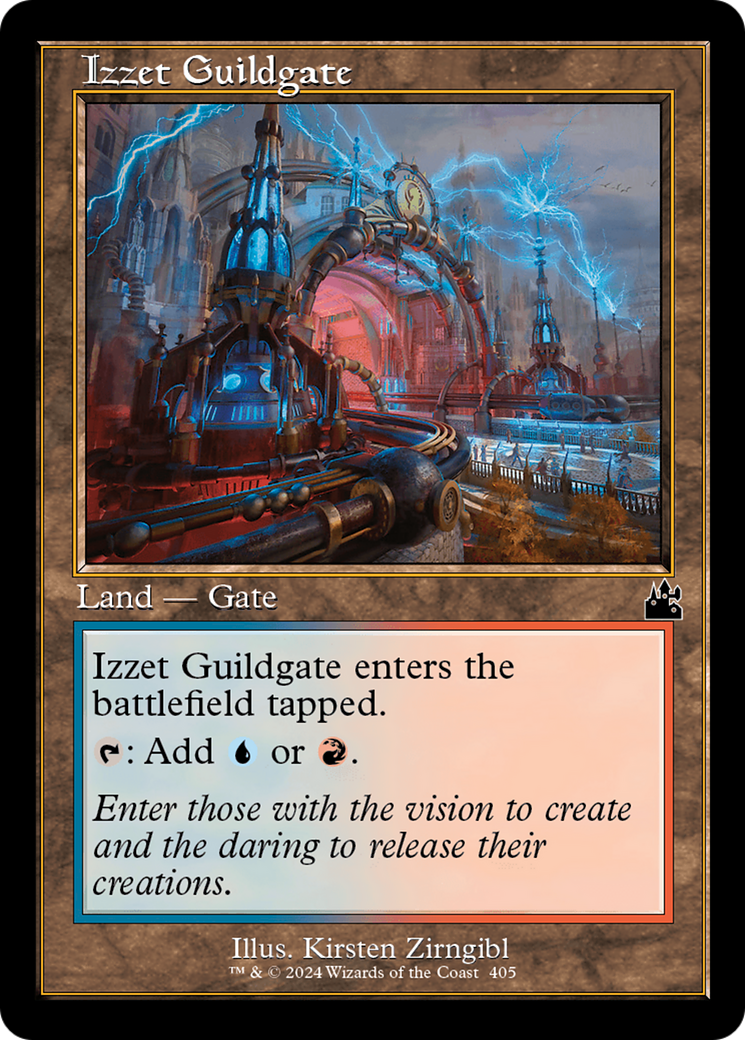 Izzet Guildgate (Retro Frame) [Ravnica Remastered] | Game Grid - Logan