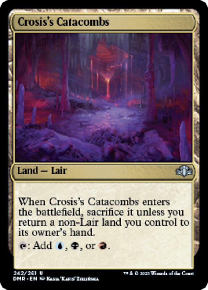 Crosis's Catacombs [Dominaria Remastered] | Game Grid - Logan