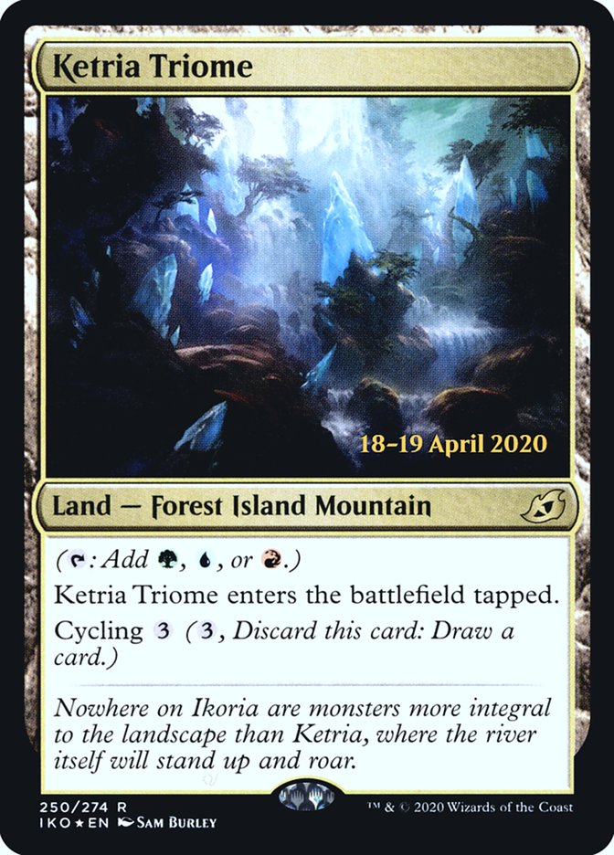 Ketria Triome [Ikoria: Lair of Behemoths Prerelease Promos] | Game Grid - Logan