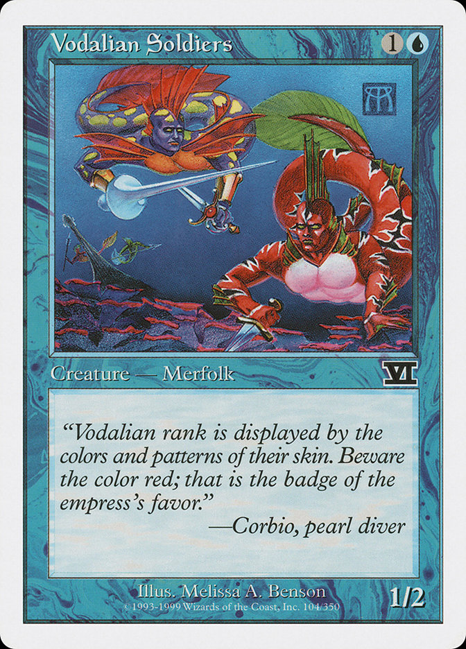 Vodalian Soldiers [Classic Sixth Edition] | Game Grid - Logan