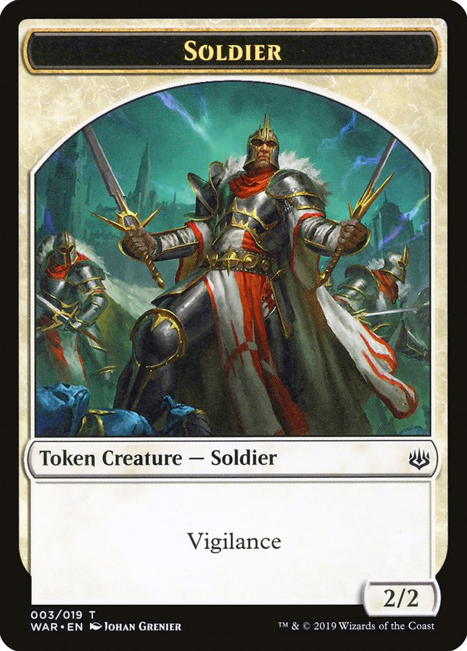 Soldier Token [War of the Spark Tokens] | Game Grid - Logan