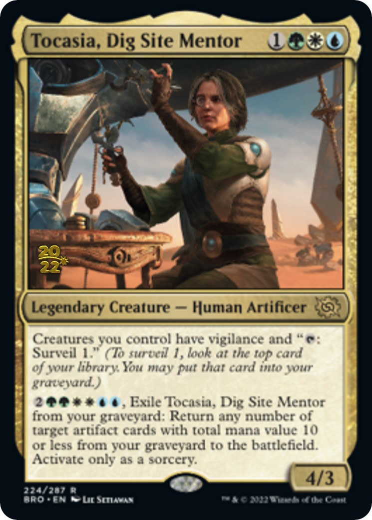 Tocasia, Dig Site Mentor [The Brothers' War Prerelease Promos] | Game Grid - Logan