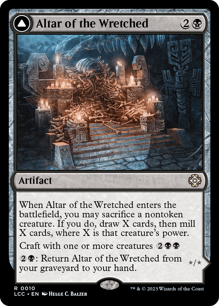 Altar of the Wretched // Wretched Bonemass [The Lost Caverns of Ixalan Commander] | Game Grid - Logan