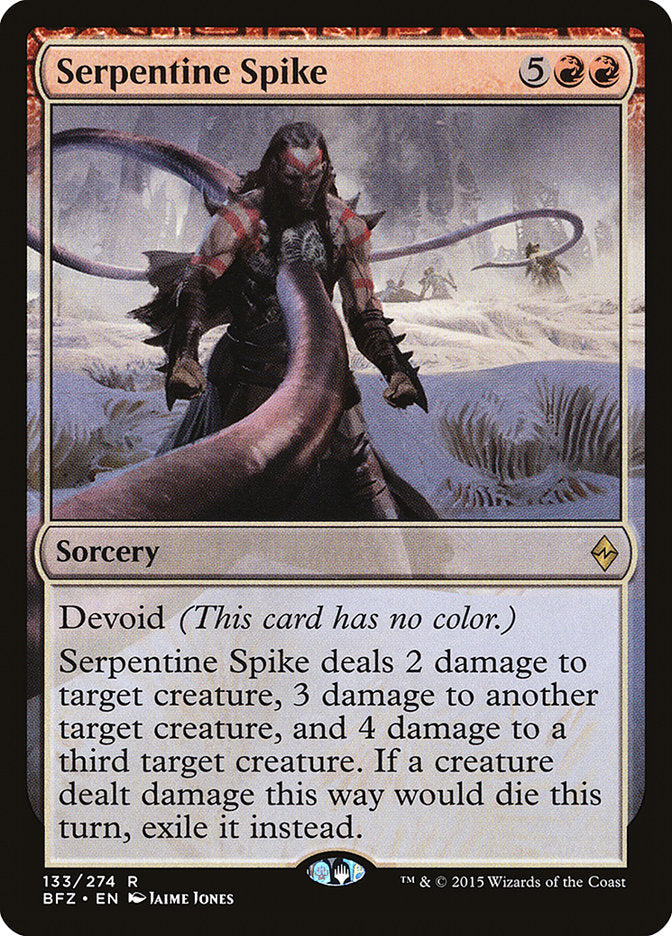 Serpentine Spike [Battle for Zendikar] | Game Grid - Logan
