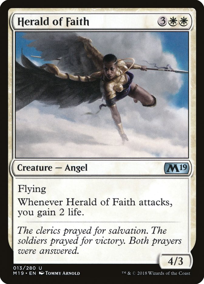 Herald of Faith [Core Set 2019] | Game Grid - Logan