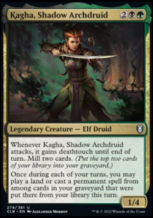 Kagha, Shadow Archdruid [Commander Legends: Battle for Baldur's Gate] | Game Grid - Logan