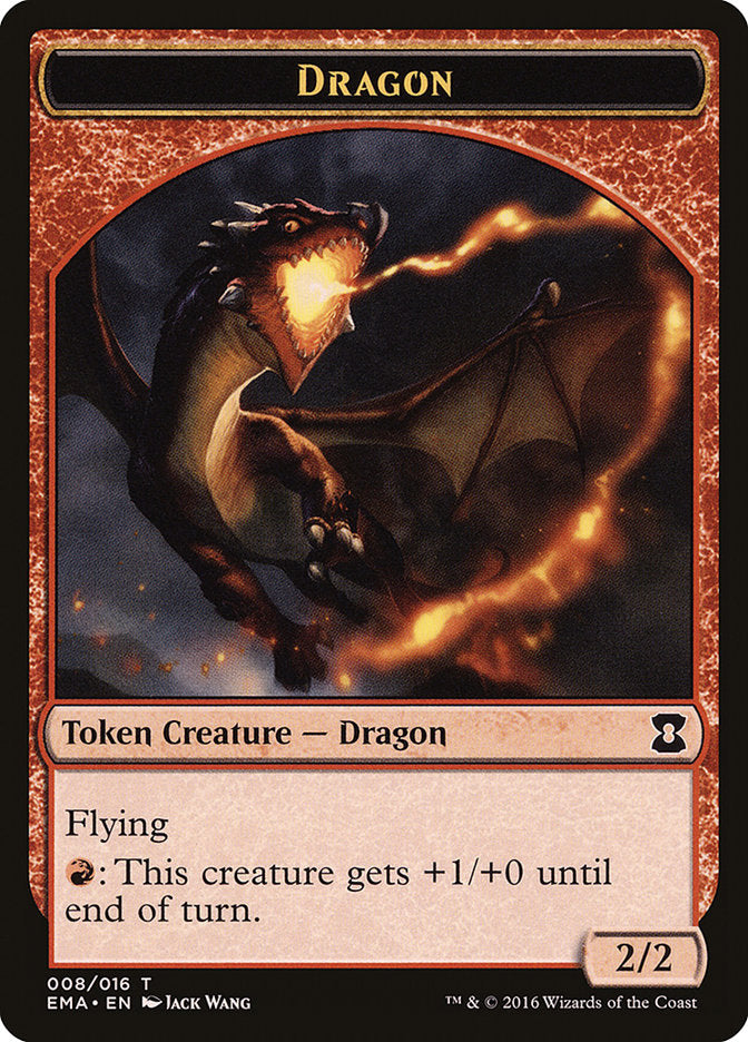Dragon Token [Eternal Masters Tokens] | Game Grid - Logan