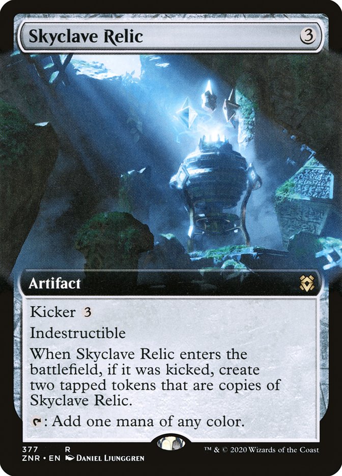 Skyclave Relic (Extended Art) [Zendikar Rising] | Game Grid - Logan