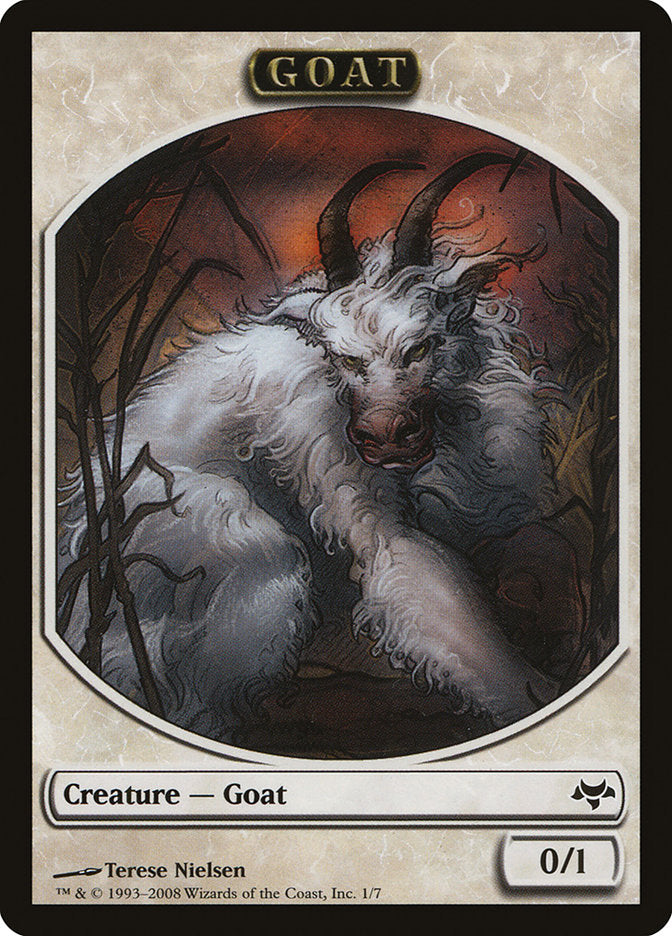 Goat Token [Eventide Tokens] | Game Grid - Logan