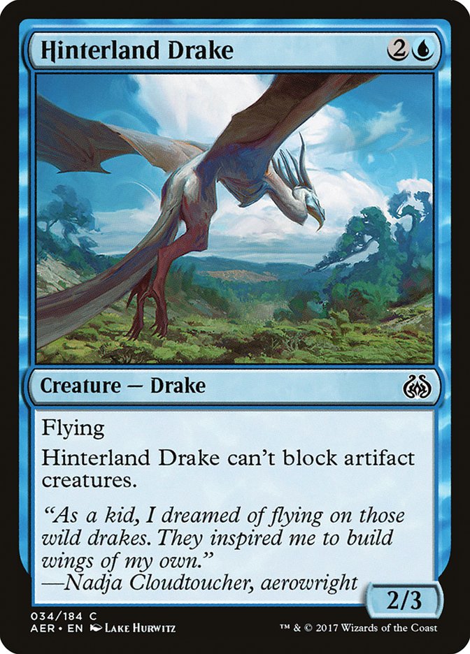 Hinterland Drake [Aether Revolt] | Game Grid - Logan