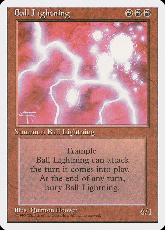 Ball Lightning [Fourth Edition] | Game Grid - Logan