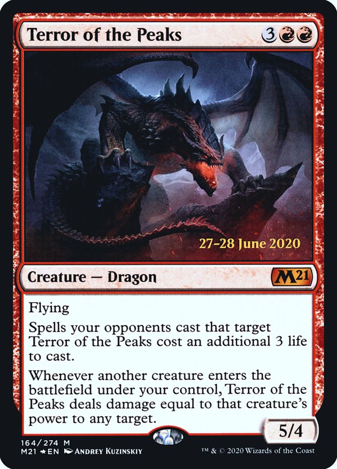 Terror of the Peaks [Core Set 2021 Prerelease Promos] | Game Grid - Logan