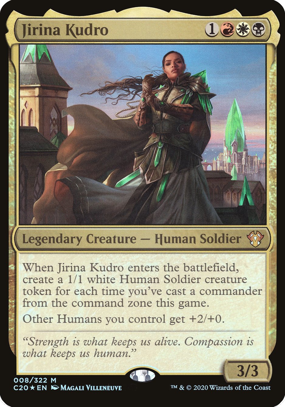 Jirina Kudro (Oversized) [Commander 2020 Oversized] | Game Grid - Logan