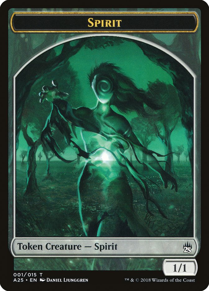 Spirit Token (001/015) [Masters 25 Tokens] | Game Grid - Logan