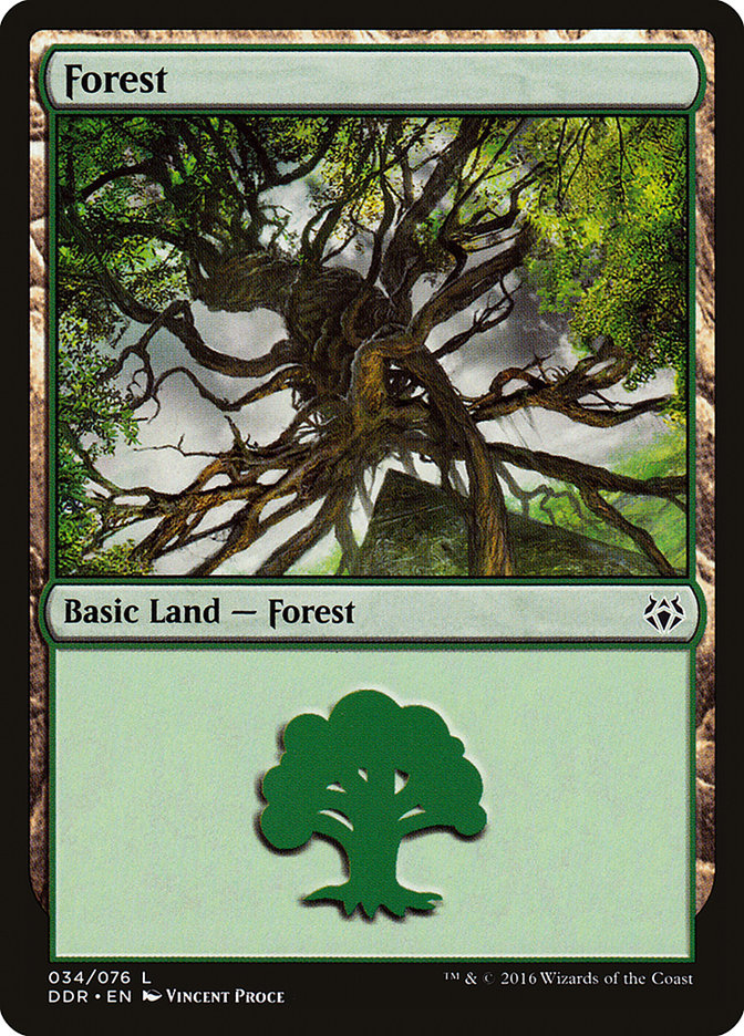 Forest (34) [Duel Decks: Nissa vs. Ob Nixilis] | Game Grid - Logan