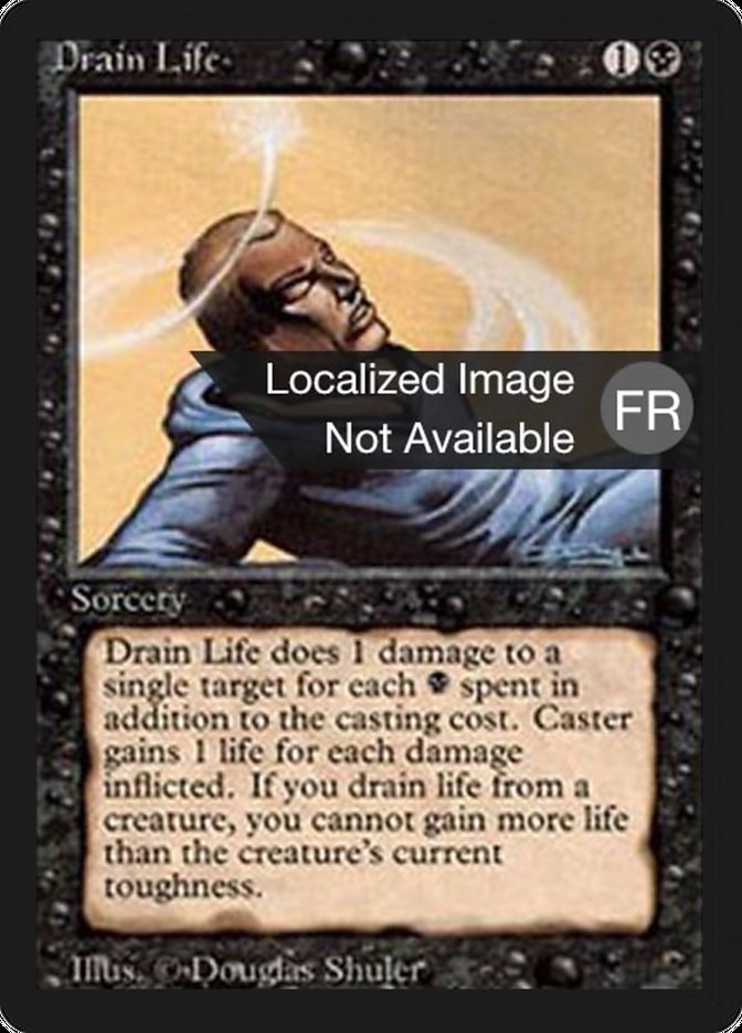 Drain Life [Foreign Black Border] | Game Grid - Logan