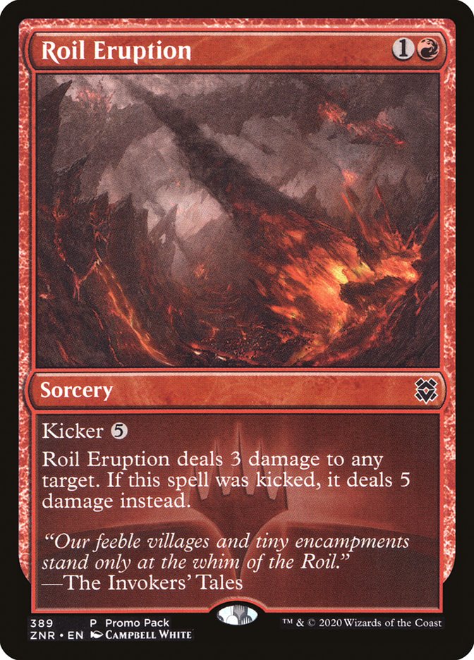 Roil Eruption (Promo Pack) [Zendikar Rising Promos] | Game Grid - Logan