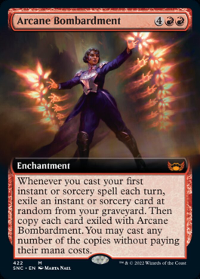 Arcane Bombardment (Extended Art) [Streets of New Capenna] | Game Grid - Logan