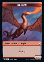 Treasure // Dragon Double-Sided Token [Commander Legends: Battle for Baldur's Gate Tokens] | Game Grid - Logan