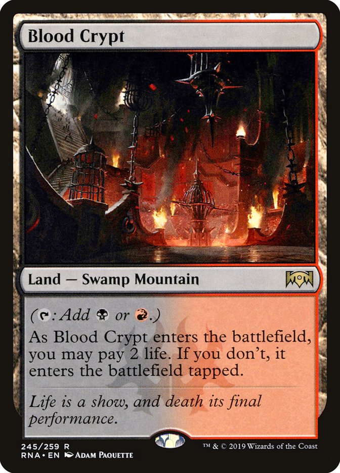 Blood Crypt [Ravnica Allegiance] | Game Grid - Logan