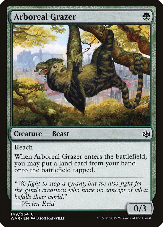 Arboreal Grazer [War of the Spark] | Game Grid - Logan