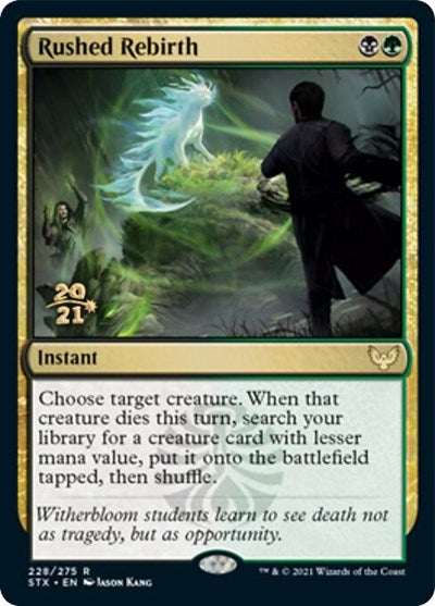 Rushed Rebirth [Strixhaven: School of Mages Prerelease Promos] | Game Grid - Logan