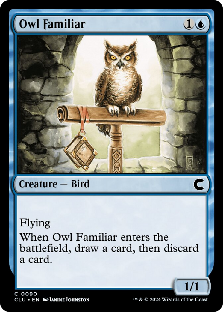 Owl Familiar [Ravnica: Clue Edition] | Game Grid - Logan