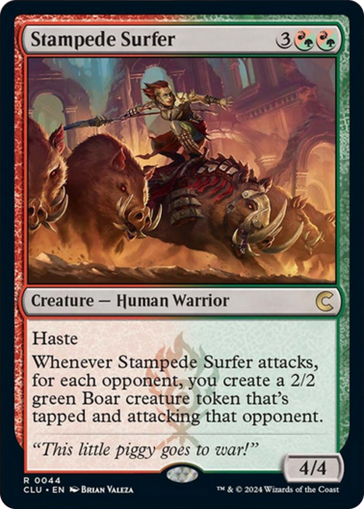 Stampede Surfer [Ravnica: Clue Edition] | Game Grid - Logan