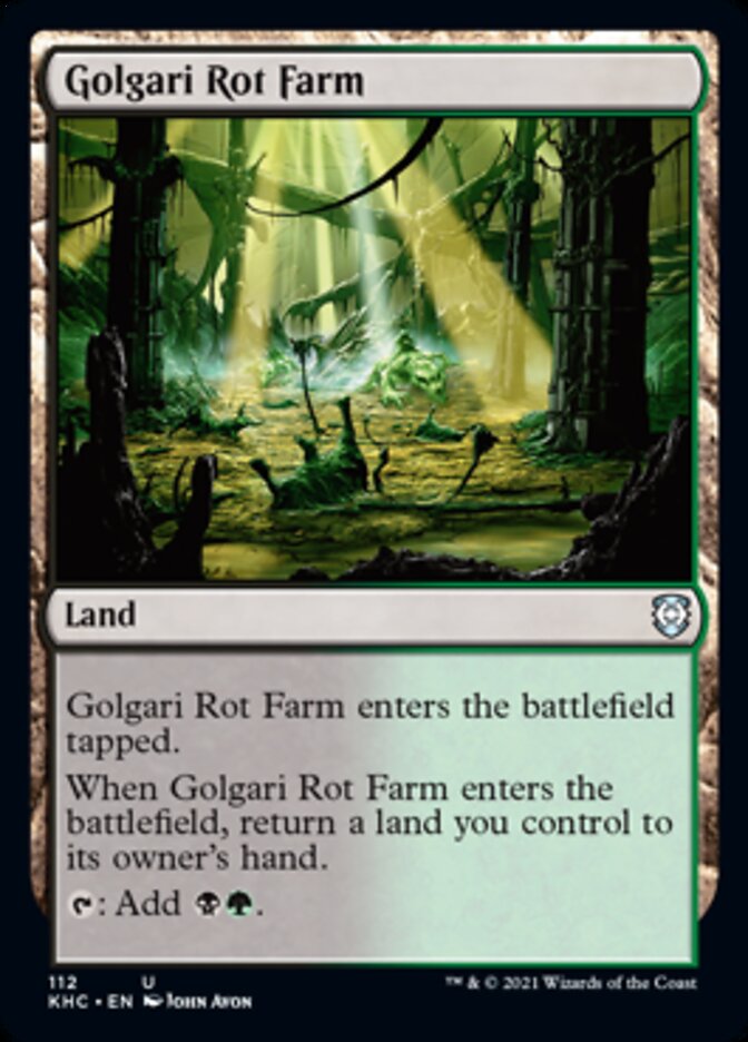Golgari Rot Farm [Kaldheim Commander] | Game Grid - Logan