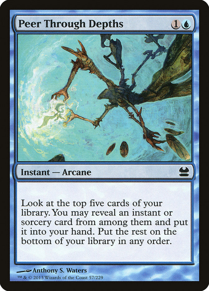 Peer Through Depths [Modern Masters] | Game Grid - Logan