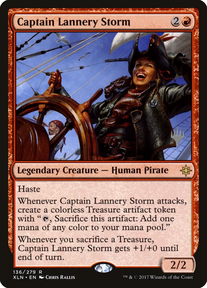 Captain Lannery Storm (Promo Pack) [Ixalan Promos] | Game Grid - Logan