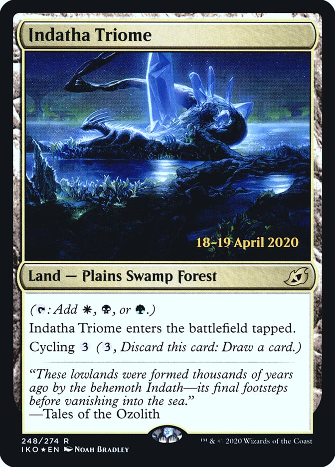 Indatha Triome [Ikoria: Lair of Behemoths Prerelease Promos] | Game Grid - Logan