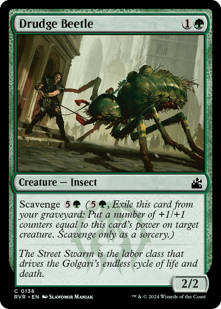 Drudge Beetle [Ravnica Remastered] | Game Grid - Logan