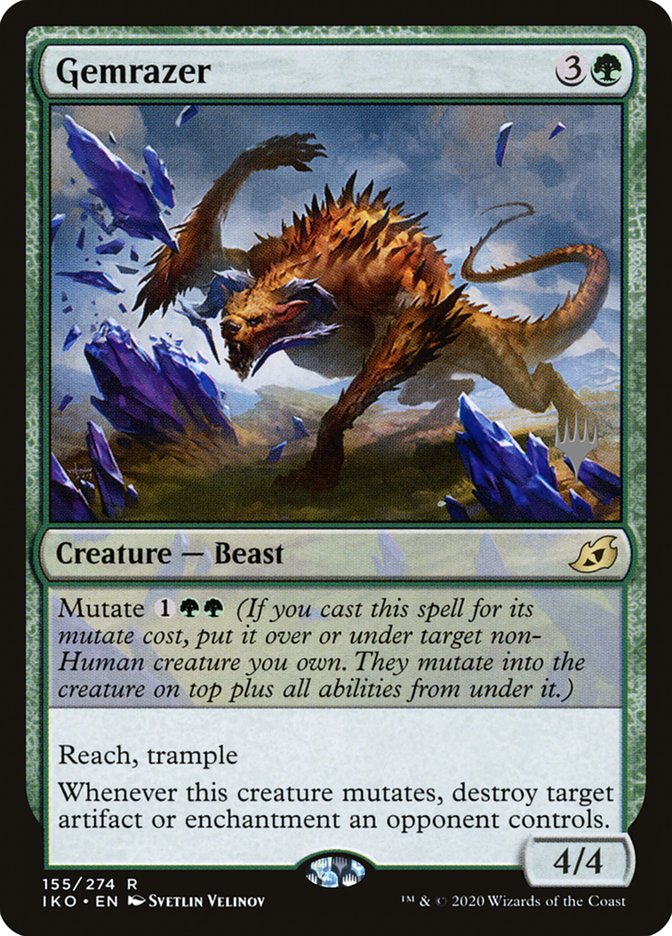 Gemrazer (Promo Pack) [Ikoria: Lair of Behemoths Promos] | Game Grid - Logan