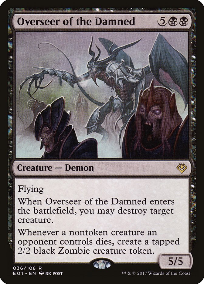 Overseer of the Damned [Archenemy: Nicol Bolas] | Game Grid - Logan