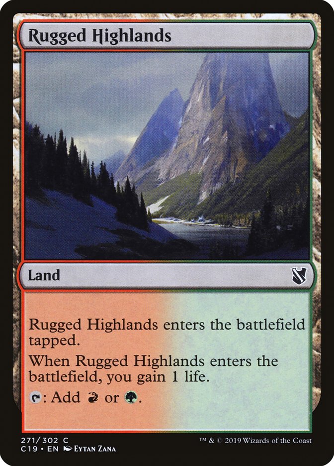 Rugged Highlands [Commander 2019] | Game Grid - Logan