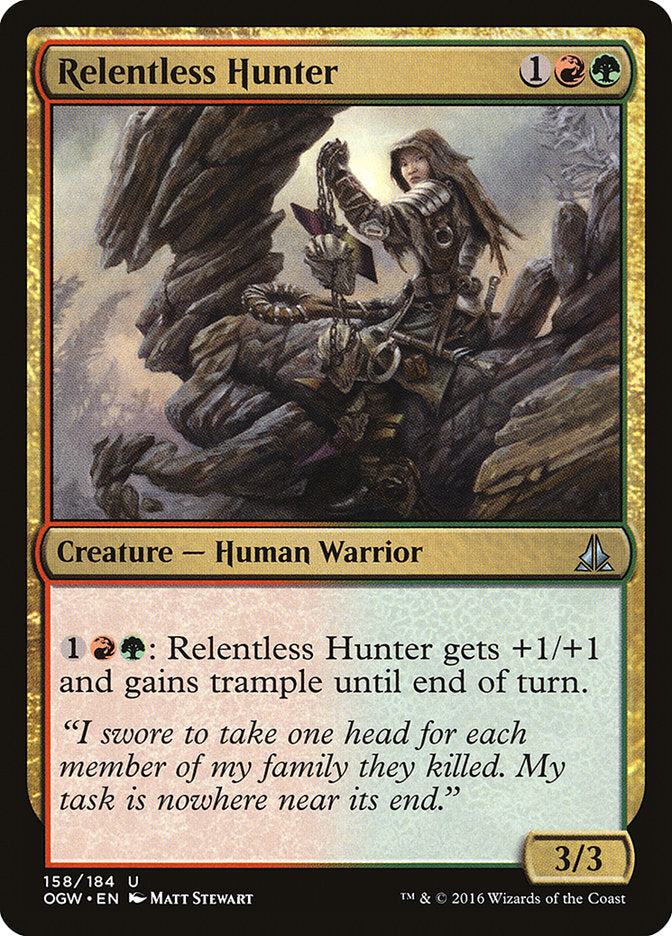 Relentless Hunter [Oath of the Gatewatch] | Game Grid - Logan