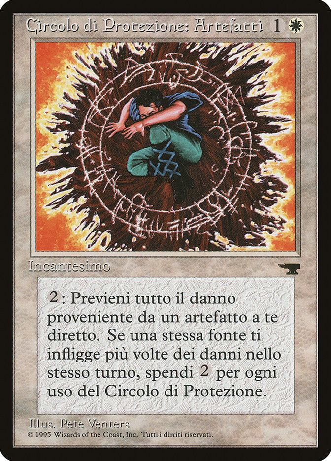 Circle of Protection: Artifacts (Italian) - "Circolo di Protezione: Artefatti" [Rinascimento] | Game Grid - Logan