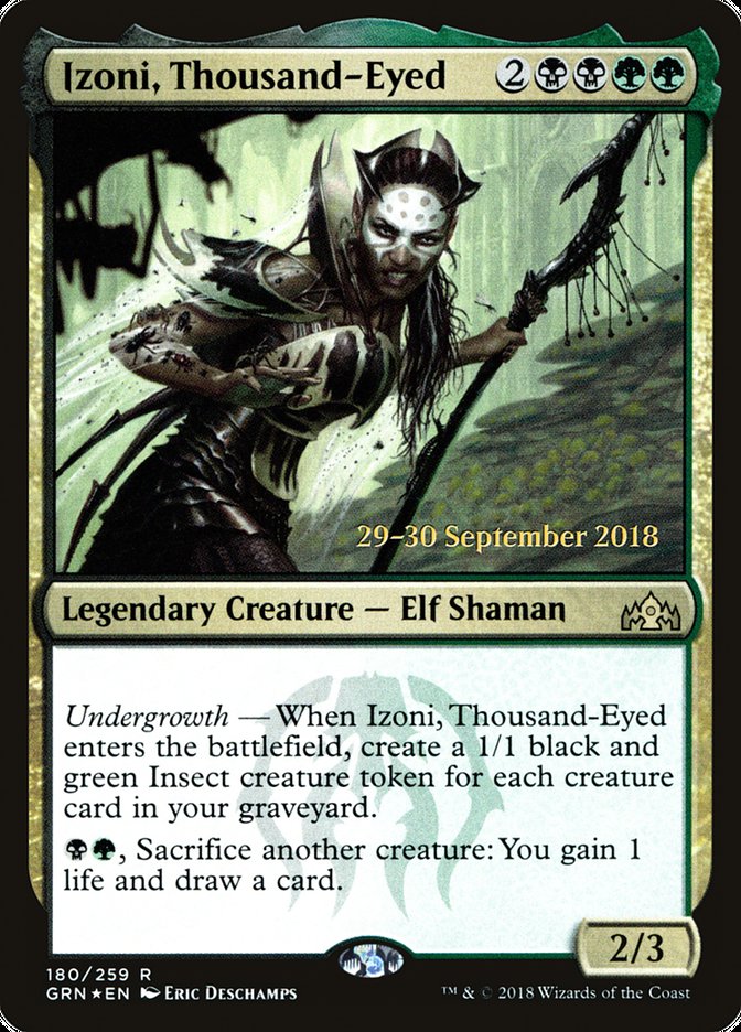 Izoni, Thousand-Eyed [Guilds of Ravnica Prerelease Promos] | Game Grid - Logan