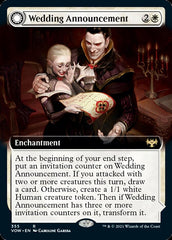 Wedding Announcement // Wedding Festivity (Extended Art) [Innistrad: Crimson Vow] | Game Grid - Logan