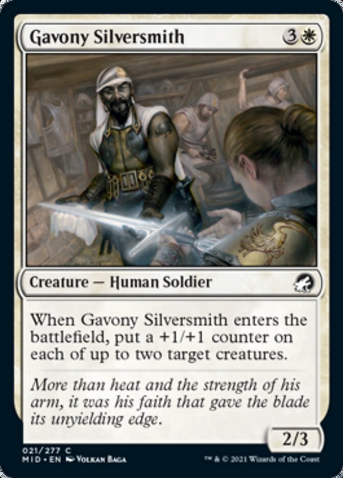 Gavony Silversmith [Innistrad: Midnight Hunt] | Game Grid - Logan